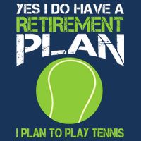 Yes I Do Have A Retirement Plan Tennis Retirement Gift Visor
