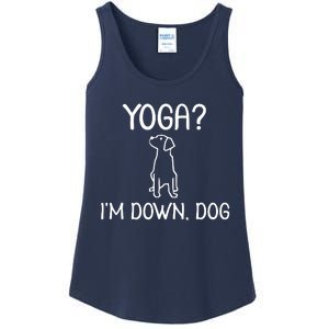 Yoga Im Down Dog Ladies Essential Tank