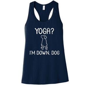 Yoga Im Down Dog Women's Racerback Tank