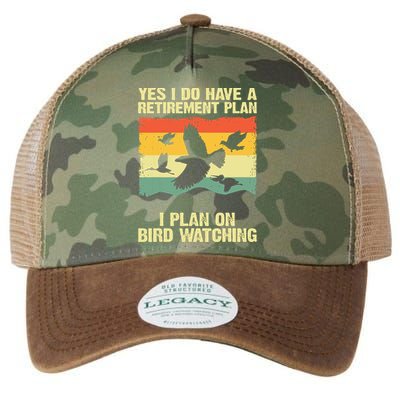 Yes I Do Have A Retirement Plan I Plan On Bird Watching Legacy Tie Dye Trucker Hat