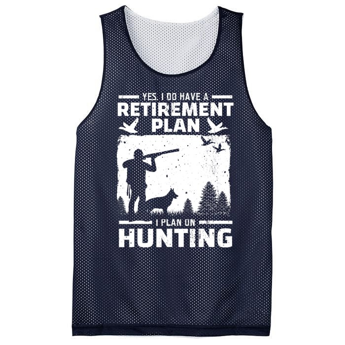 Yes I Do Have A Retirement Plan Bird Hunting Duck Dove Hunt Mesh Reversible Basketball Jersey Tank