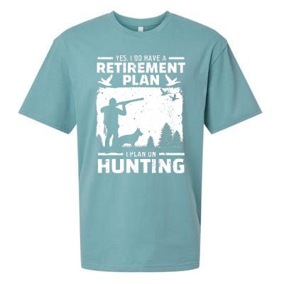 Yes I Do Have A Retirement Plan Bird Hunting Duck Dove Hunt Sueded Cloud Jersey T-Shirt