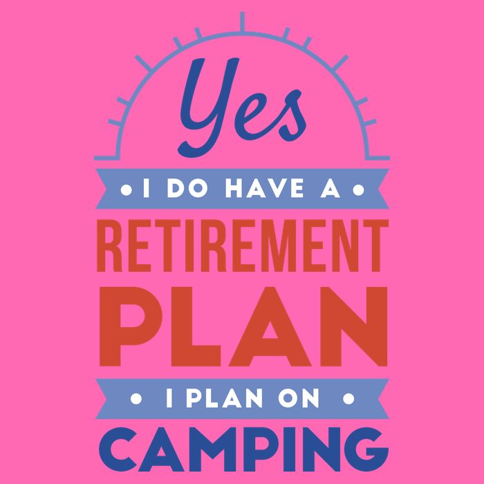 Yes I Do Have A Retirement Plan I Plan On Camping Stripe Pom Pom Beanie