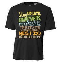 Yes I Do Genealogy Genealogist Ancestry Family Historian Cooling Performance Crew T-Shirt