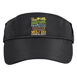 Yes I Do Genealogy Genealogist Ancestry Family Historian Adult Drive Performance Visor