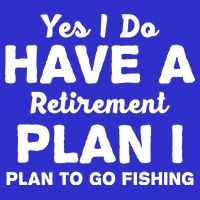 Yes I Do Have A Retirement Plan To Go Fishing Funny 16 in Basic Backpack