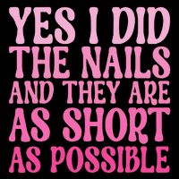 Yes I Did The Nails And They Are As Short As Possible Flat Bill Trucker Hat