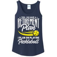 Yes I Do Have A Retirement Plan Pickleball Player Retired Ladies Essential Tank