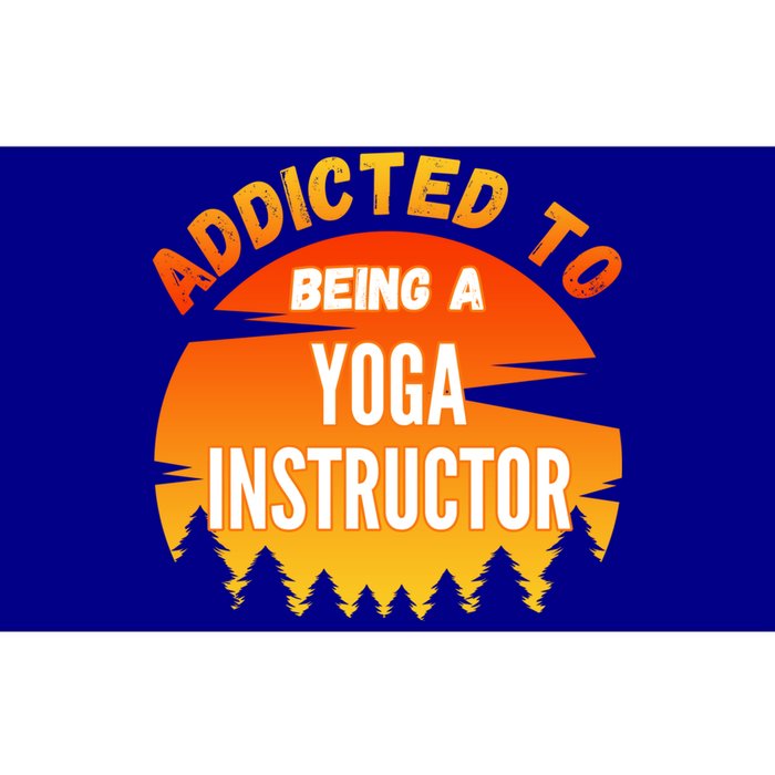 Yoga Instructor Gift Addicted To Yoga Instructor Cool Gift Bumper Sticker