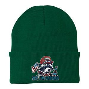 Yep IM Garbage Funny Political Raccoon Knit Cap Winter Beanie