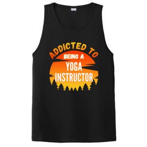 Yoga Instructor Gift Addicted To Yoga Instructor Funny Gift PosiCharge Competitor Tank