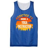 Yoga Instructor Gift Addicted To Yoga Instructor Funny Gift Mesh Reversible Basketball Jersey Tank