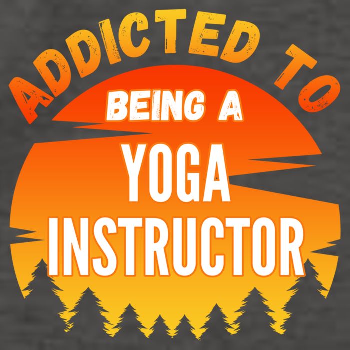 Yoga Instructor Gift Addicted To Yoga Instructor Funny Gift Vector Backpack