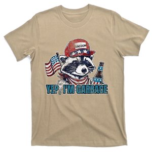 Yep IM Garbage Funny Political Raccoon T-Shirt