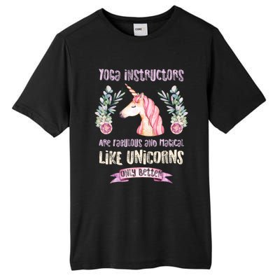 Yoga Instructors Gift Fabulous Magical Unicorn Gift Tall Fusion ChromaSoft Performance T-Shirt