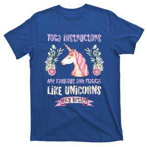 Yoga Instructors Gift Fabulous Magical Unicorn Gift T-Shirt