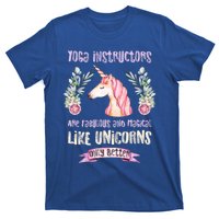 Yoga Instructors Gift Fabulous Magical Unicorn Gift T-Shirt