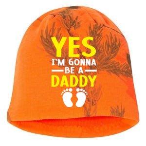 Yes I'm Gonna Be A Daddy Announcet Fatherhood Funny Gift Kati - Camo Knit Beanie