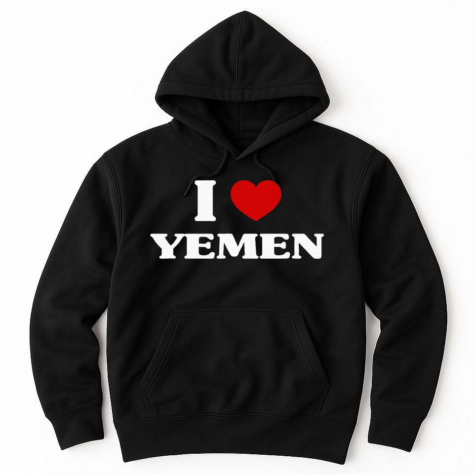Yemen I Heart Yemen Souvenir I Love Yemen Hoodie