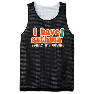 Yoracrab I Have Asthma Sorry If I Cough Mesh Reversible Basketball Jersey Tank