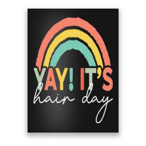 Yay It's Hair Day Hair Stylist Hairdresser Poster