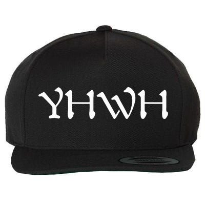Yhwh In Hebrew Meaning Tetragrammaton God Yahweh Faith Based Wool Snapback Cap