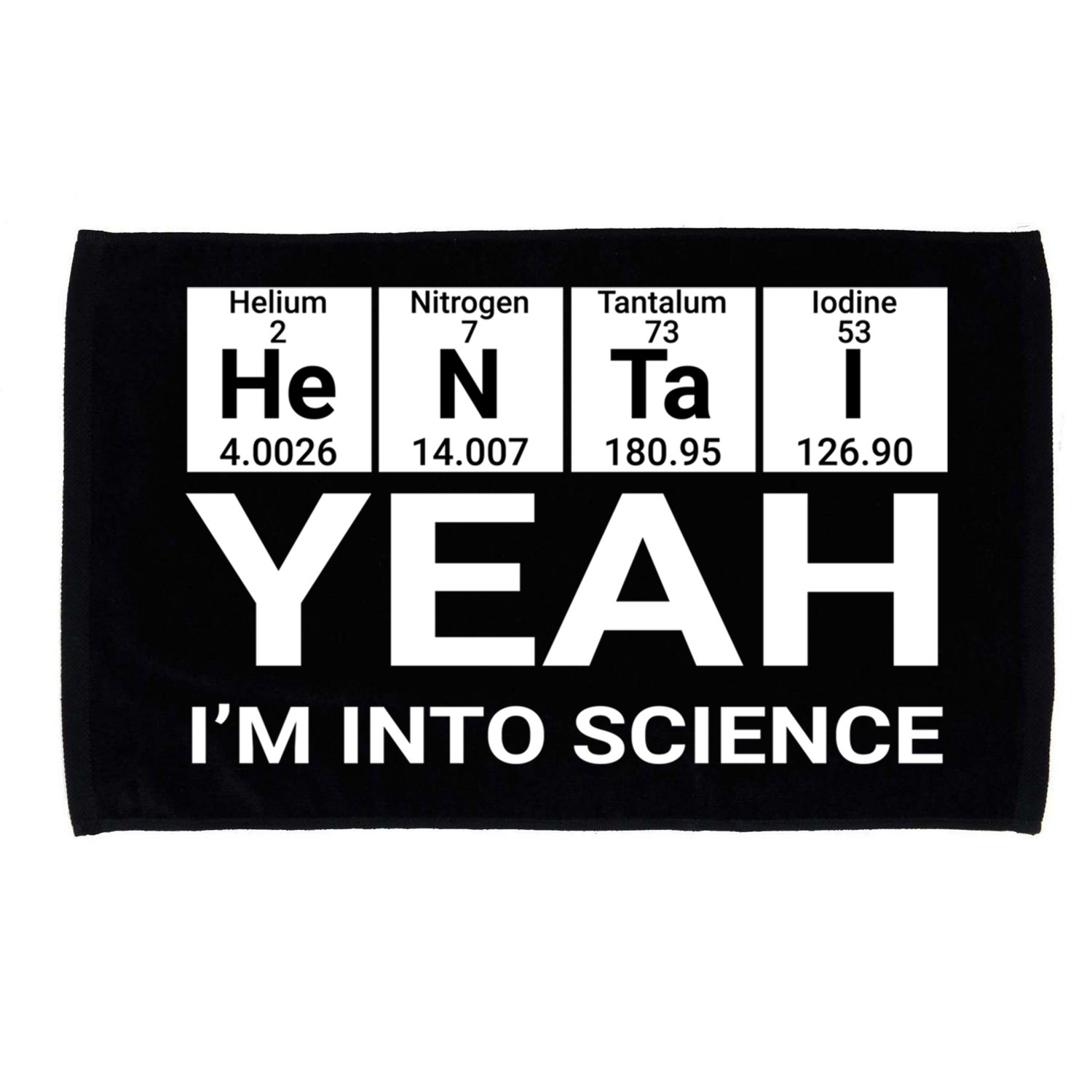 Yeah I'm Into Science Hentai Lover Meaningful Gift Microfiber Hand Towel