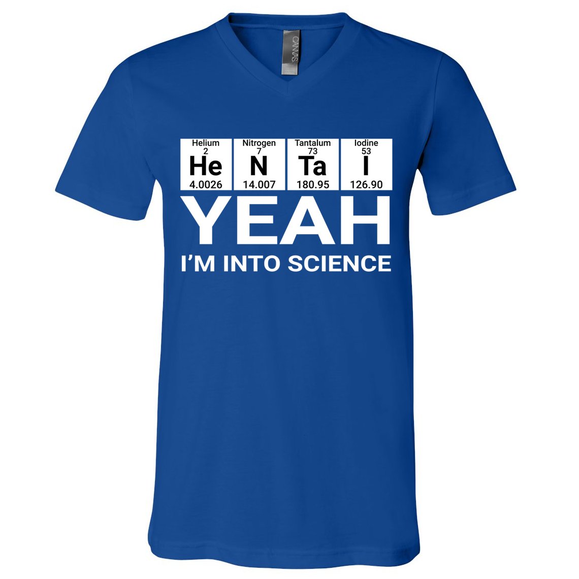Yeah I'm Into Science Hentai Lover Meaningful Gift V-Neck T-Shirt