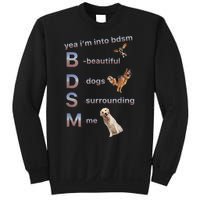 Yea Im Into Bdsm (Beautiful Dogs Surrounding Me) Sweatshirt