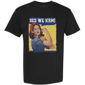 Yes I Kam! Kamala Harris 2024 For President Campaign Garment-Dyed Heavyweight T-Shirt