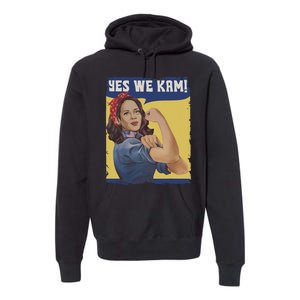 Yes I Kam! Kamala Harris 2024 For President Campaign Premium Hoodie