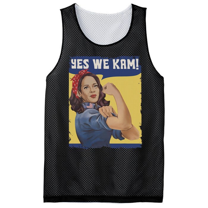 Yes I Kam! Kamala Harris 2024 For President Campaign Mesh Reversible Basketball Jersey Tank