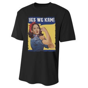 Yes I Kam! Kamala Harris 2024 For President Campaign Performance Sprint T-Shirt