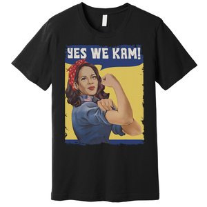 Yes I Kam! Kamala Harris 2024 For President Campaign Premium T-Shirt