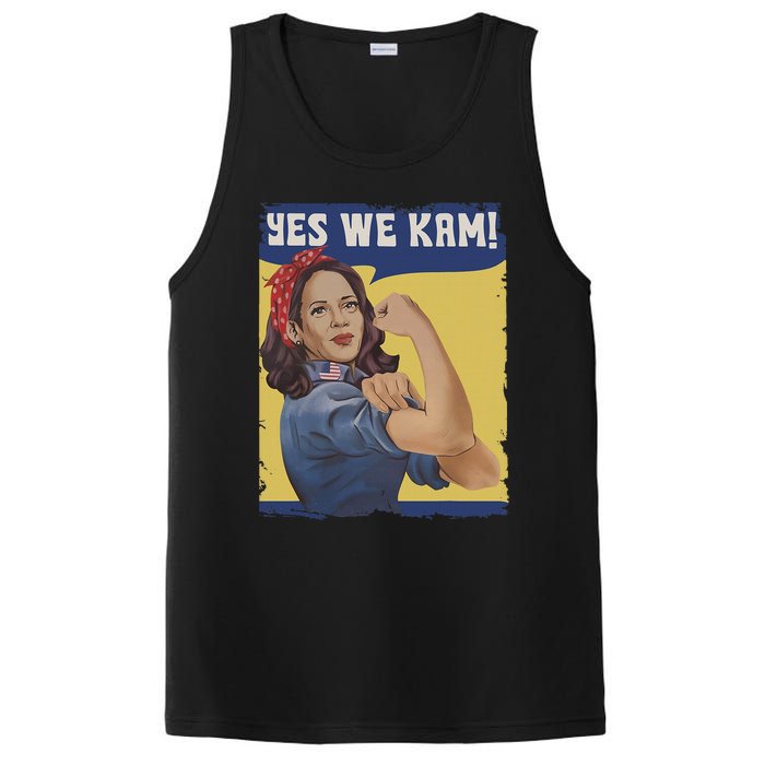 Yes I Kam! Kamala Harris 2024 For President Campaign PosiCharge Competitor Tank