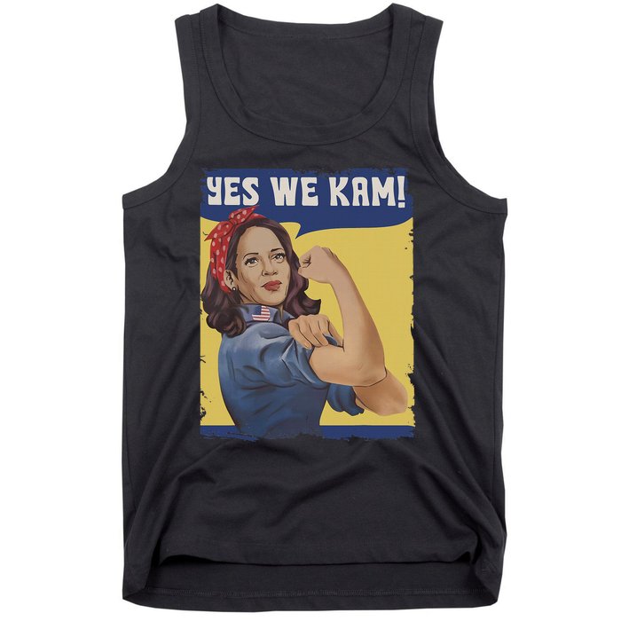 Yes I Kam! Kamala Harris 2024 For President Campaign Tank Top