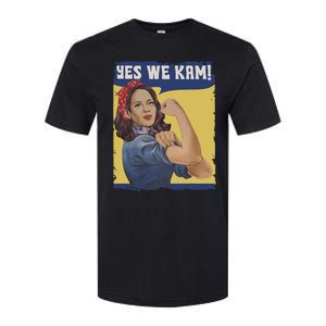 Yes I Kam! Kamala Harris 2024 For President Campaign Softstyle CVC T-Shirt