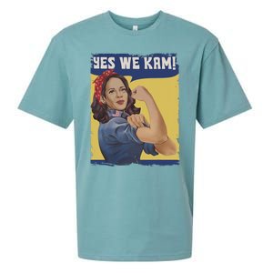 Yes I Kam! Kamala Harris 2024 For President Campaign Sueded Cloud Jersey T-Shirt