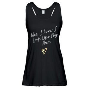 Yes I Know I Look Like My Mom Funny Daughter My Mom Ladies Essential Flowy Tank