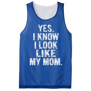 Yes I Know I Look Like My Mom  Mesh Reversible Basketball Jersey Tank