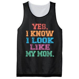 Yes I Know I Look Like My Mom Mesh Reversible Basketball Jersey Tank