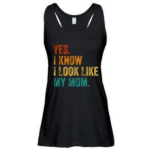 Yes I Know I Look Like My Mom Funny Ladies Essential Flowy Tank