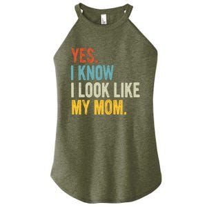 Yes I Know I Look Like My Mom Women's Perfect Tri Rocker Tank