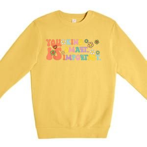 You Is Kind Smart Important Autism Awareness Autism Mom Premium Crewneck Sweatshirt