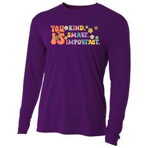 You Is Kind Smart Important Autism Awareness Autism Mom Cooling Performance Long Sleeve Crew