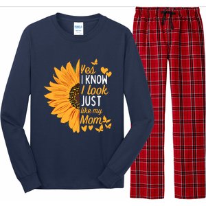 Yes I Know I Look Like My Mom Funny Daughter MotherS Day Long Sleeve Pajama Set