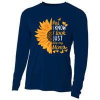 Yes I Know I Look Like My Mom Funny Daughter MotherS Day Cooling Performance Long Sleeve Crew