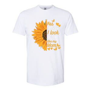 Yes I Know I Look Like My Mom Funny Daughter MotherS Day Softstyle CVC T-Shirt