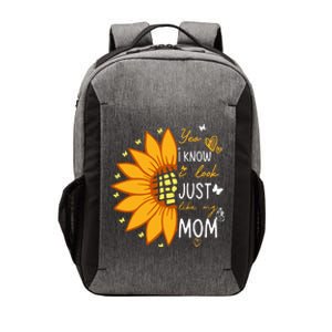 Yes I Know I Look Like My Mom Funny Daughter Mother's Day Vector Backpack