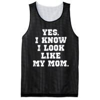 Yes I Know I Look Like My Mom Mesh Reversible Basketball Jersey Tank